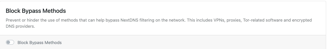 Block Bypass Methods