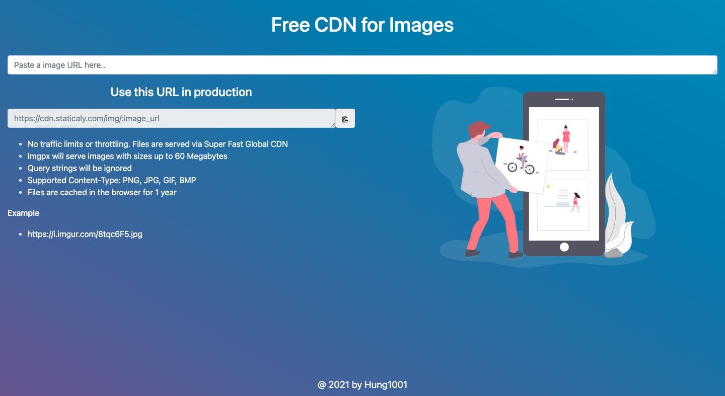 Miễn Phí CDN Cho Hình Ảnh