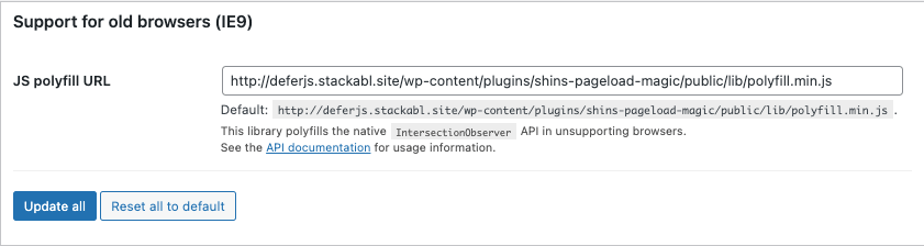 Support for old browsers (IE9)