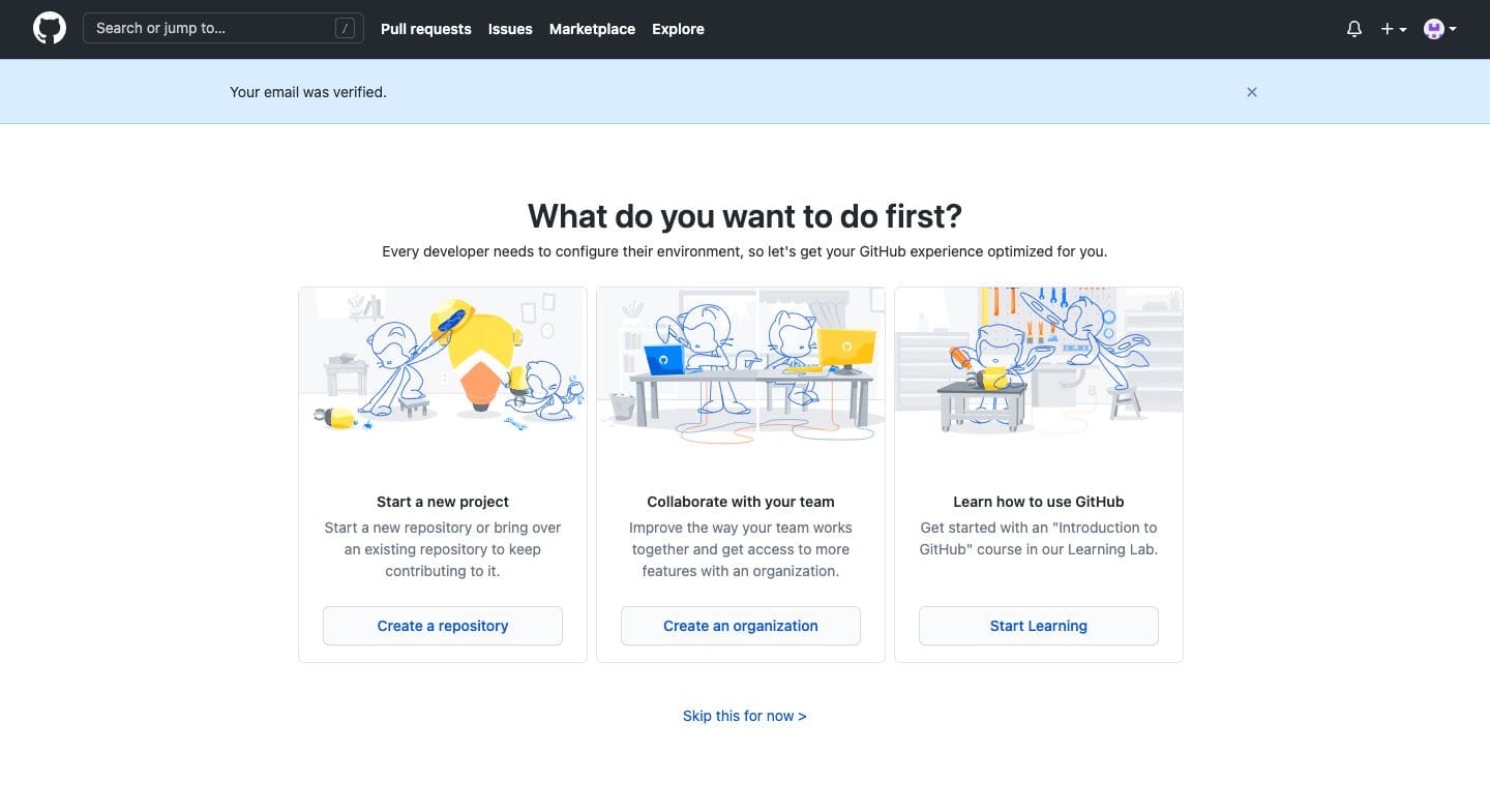 Tạo một project mới trên GitHub