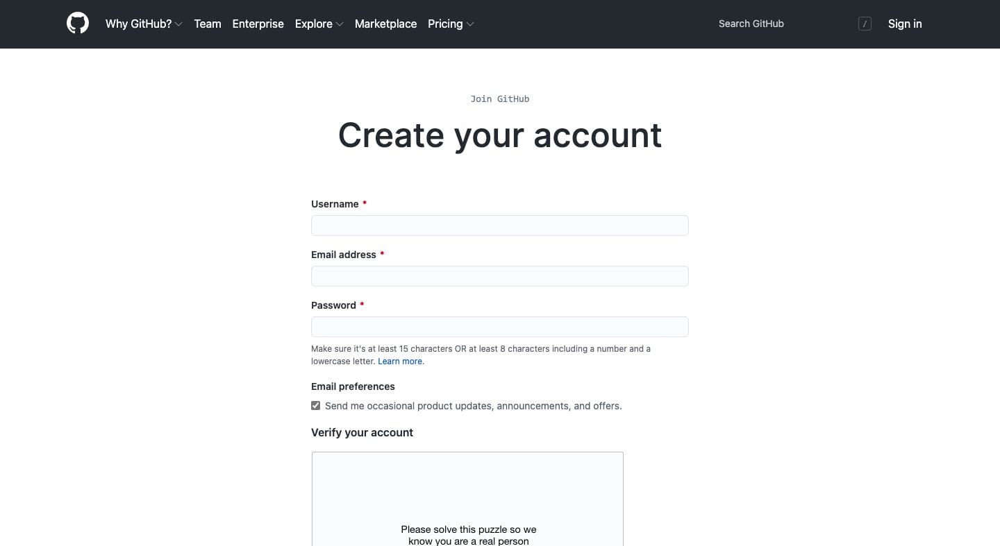 Tạo tài khoản GitHub